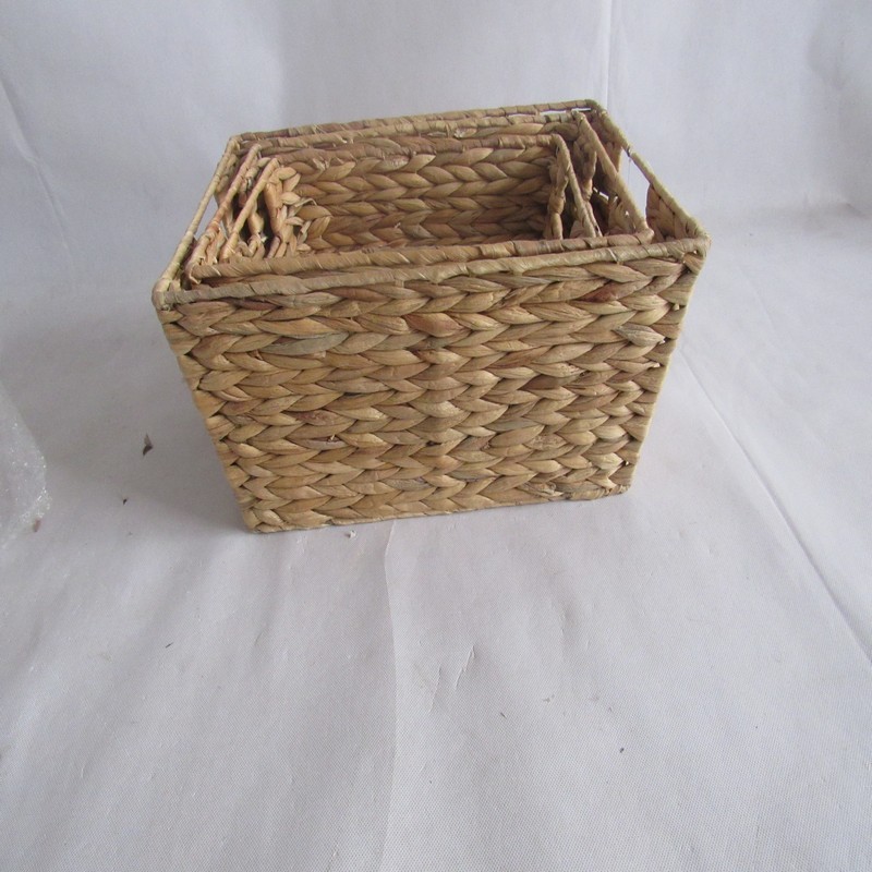 basket bamboo wooden metal wire waterhyacinth basket laundry basket 2