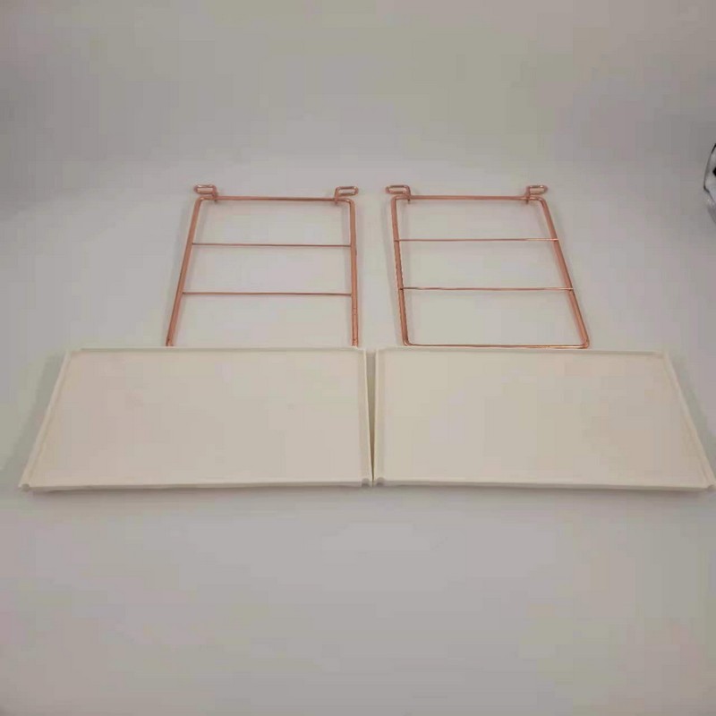 Multi Tier metal wooden Wall Shelf 1