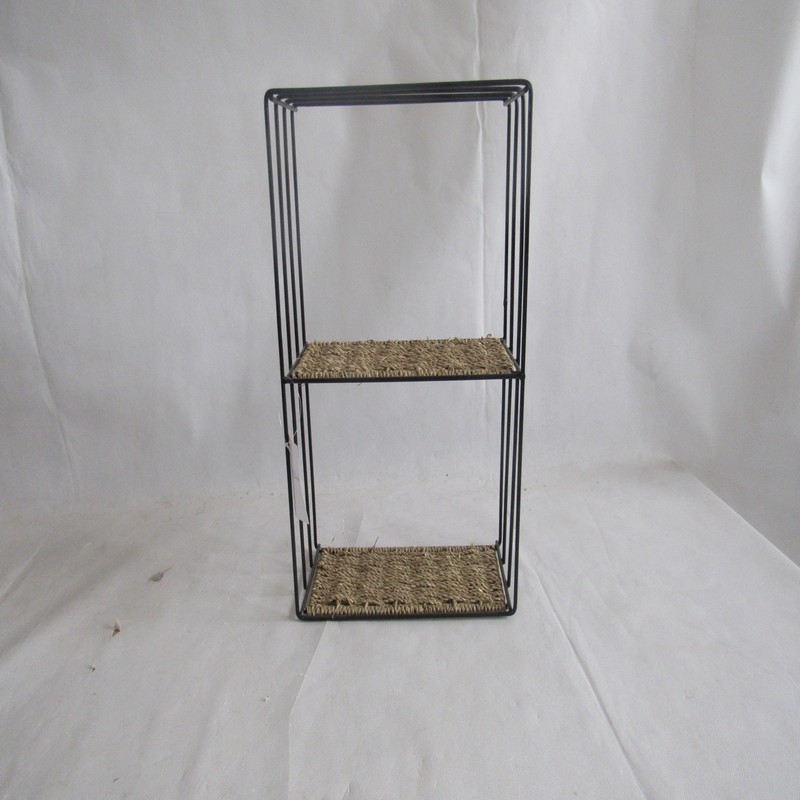 Multi Tier metal wooden Wall Shelf 3