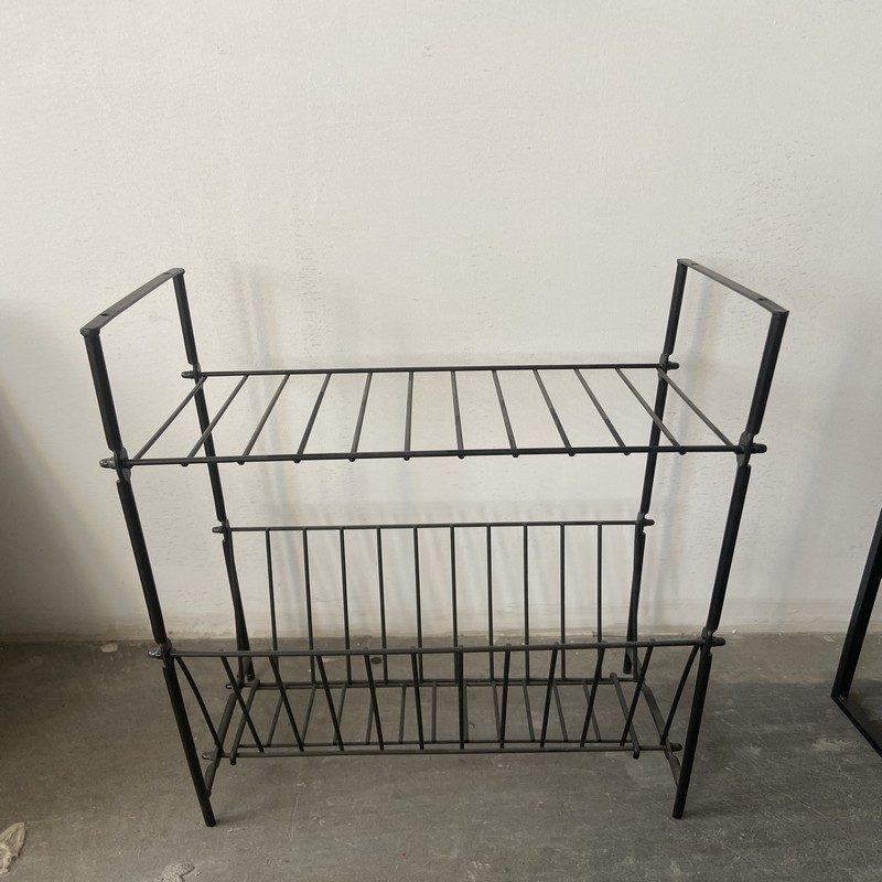 other furnitures wooden metal side table tea table KD multi tier flowerpot holder 1